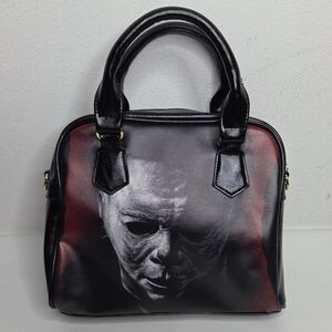 Michael Myers Halloween Purse Shoulder Bowler Bag Horror USED ONCE